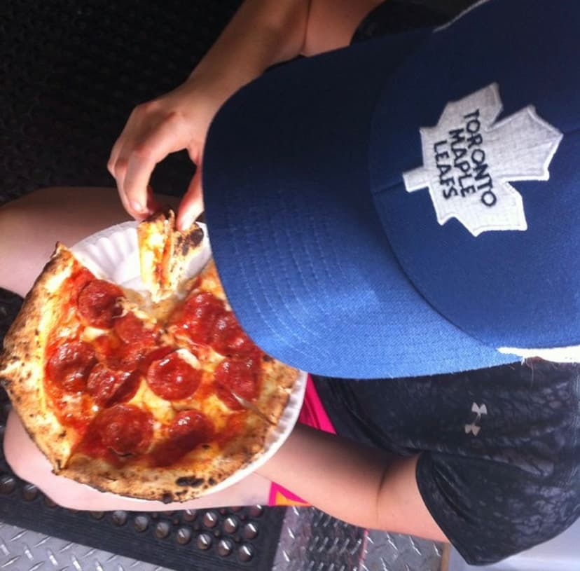 Pizza Serving at Night Event