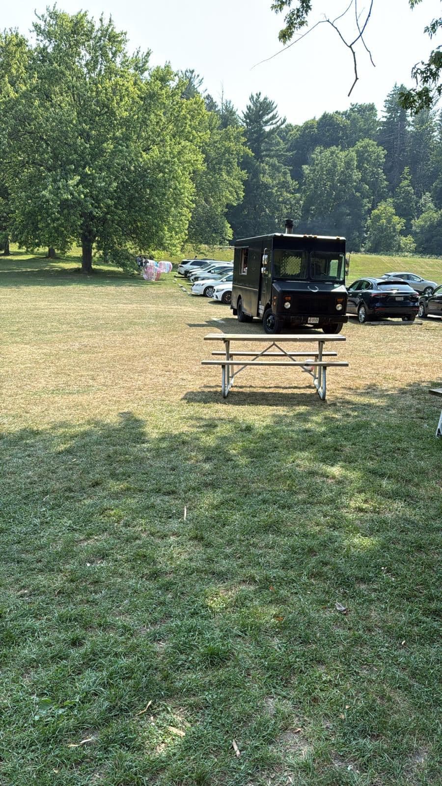 Pizza Serving at Evening Event